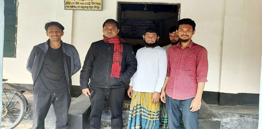 কচুয়া বরইগাঁও একতা সংঘ ও পাঠাগার পরিদর্শন করেন সমাজসেবা কর্মকর্তা