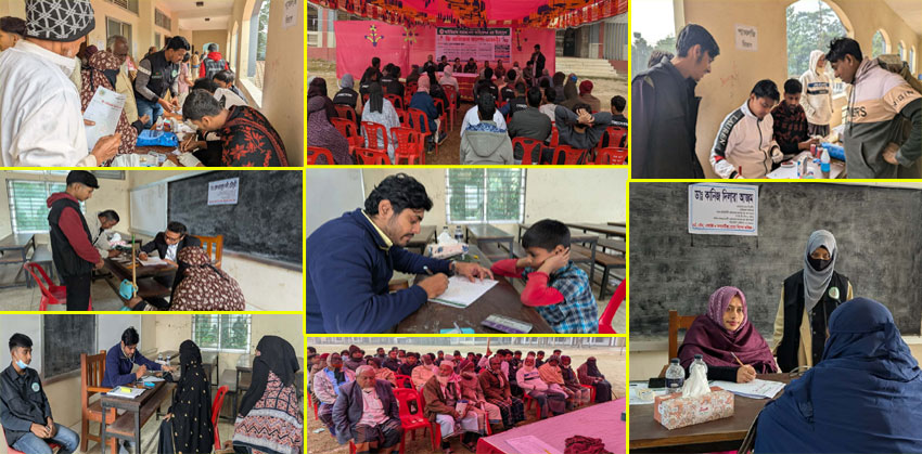 ফরিদগঞ্জে আইডিয়াল সমাজসেবা ফাউন্ডেশনের ফ্রি চিকিৎসাসেবা পেল ২শতাধিক রোগী