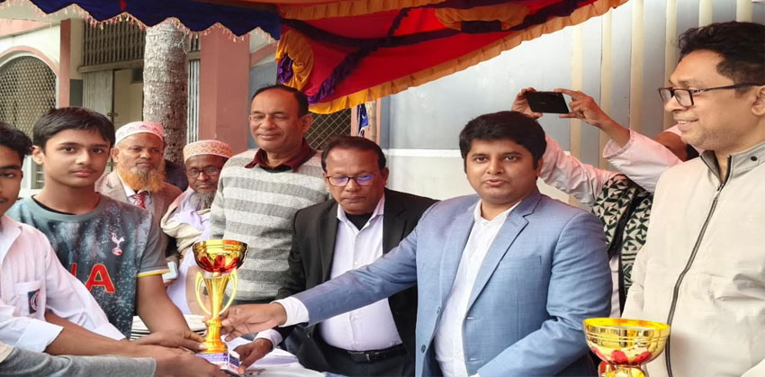 কচুয়ায় জাতীয় শীতকালীন ক্রীড়া প্রতিযোগিতা ও পুরস্কার বিতরণ