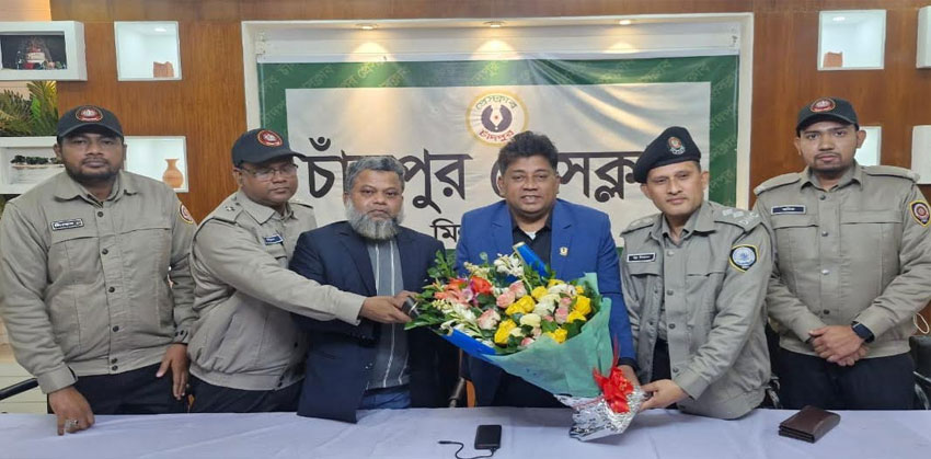 চাঁদপুর প্রেসক্লাব সভাপতি ও সম্পাদককে শুভেচ্ছা জানাল মাদকদ্রব্য অধিদপ্তর