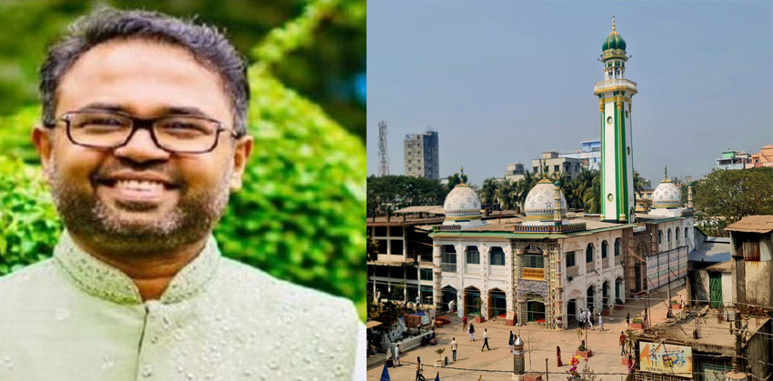 হাজীগঞ্জ ঐতিহাসিক বড় মসজিদে পবিত্র মাহে রমজান উপলক্ষে প্রস্তুতি