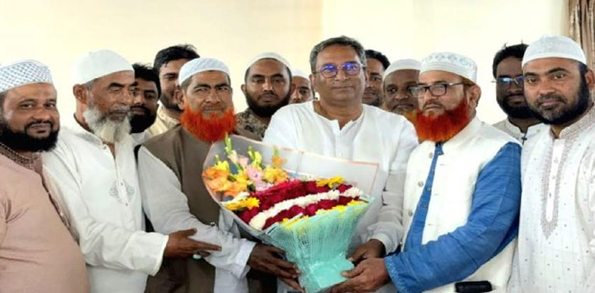 এমপি ফরিদ আহমেদ মানিককে ১১ দলীয় জোটের সংবর্ধনা