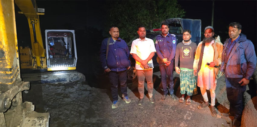 কচুয়ায় ফসলি জমির মাটি কাটার অপরাধে ৫০ হাজার টাকা জরিমানা