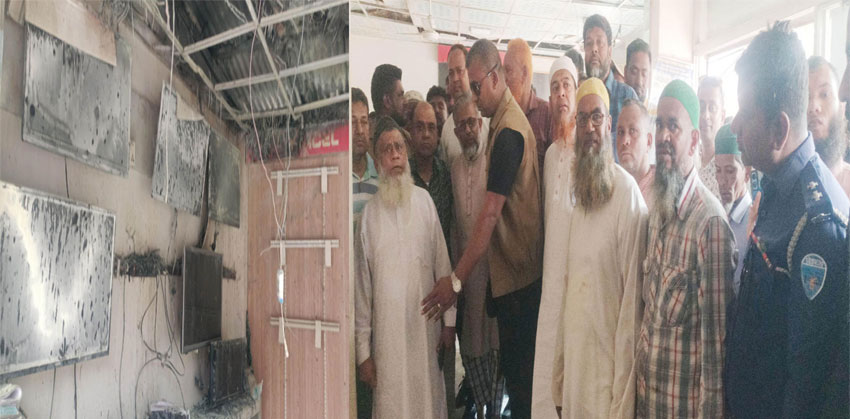 ছেঙ্গারচর বাজারে অগ্নিকান্ডে ১০ লক্ষ টাকার ক্ষয়ক্ষতি