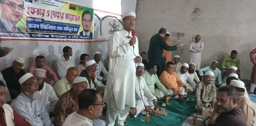 সমাজ বিনির্মানে উন্নয়নমূলক কার্যক্রমের মাধ্যমে এগিয়ে যাবো : ইঞ্জি.মমিনুল হক এমপি