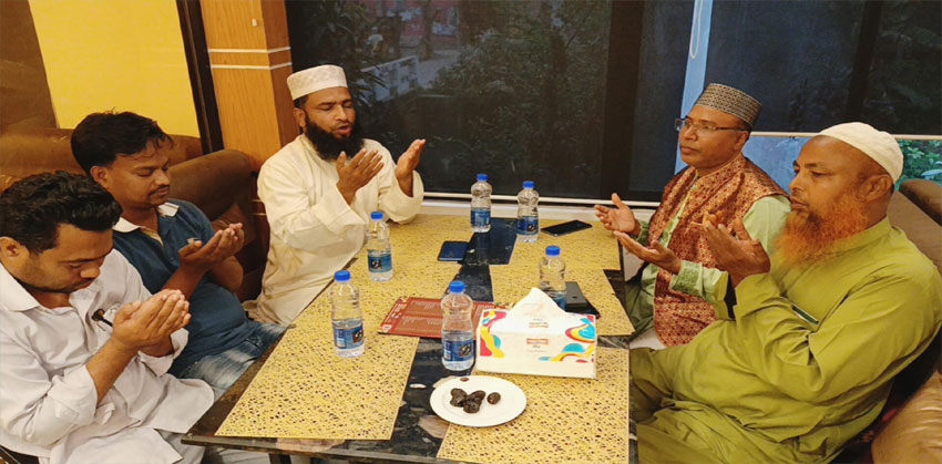কলাকান্দা ইউপির চেয়ারম্যান পদপ্রার্থী সফিকুল ইসলামের উদ্যোগে দোয়া ও ইফতার মাহফিল