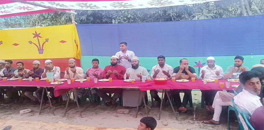 বাগানবাড়ি ইউনিয়নে ছাত্রদলের আয়োজনে ইফতার ও দোয়া মাহফিল