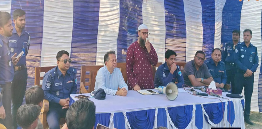 আমরা সর্বোচ্চ দিয়ে চেষ্টা করেছি নির্বাচনকে সুষ্ঠু ও নিরপেক্ষ করার : এসপি রবিউল হাসান