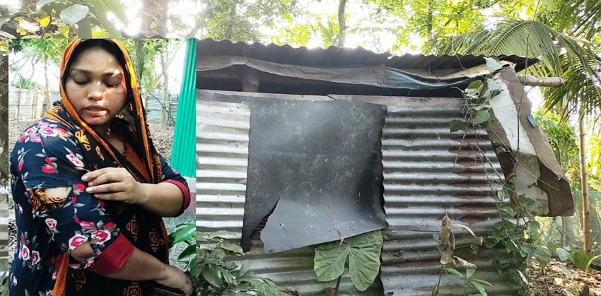 কচুয়ায় প্রবাসীর স্ত্রীর উপর হামলা ও বাড়িঘর ভাঙচুরের অভিযোগ