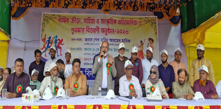 বাংলা ভাষার পাশাপাশি বিদেশী ভাষাও শিখতে হবে : জেলা পরিষদ প্রশাসক সলিম উল্লাহ সেলিম