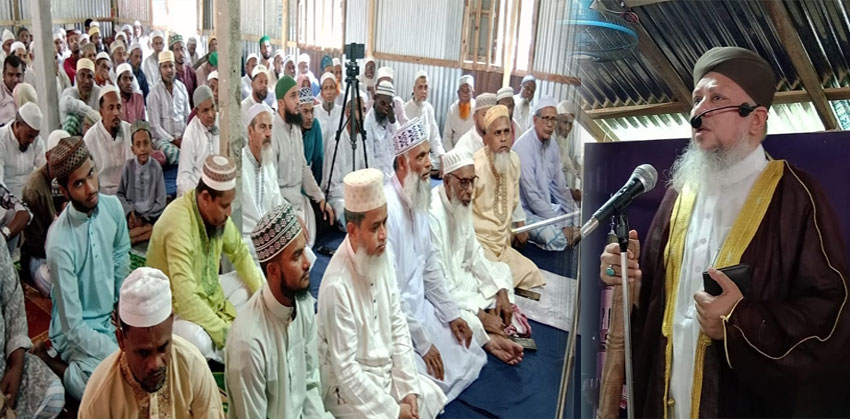 উত্তর ইচলীতে জুমা মসজিদ উদ্বোধন করলেন গাছতলার পীর খাজা আরিফুর রহমান তাহেরী