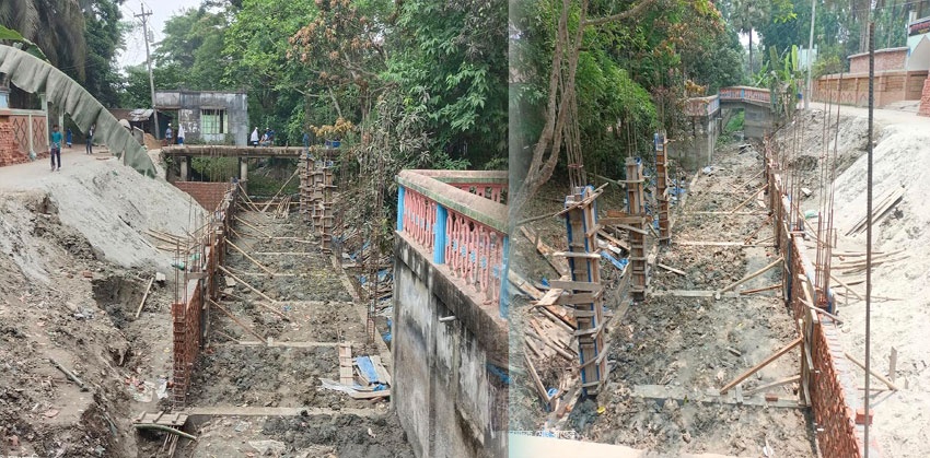 কচুয়ায় সরকারি খাল গিলে খাচ্ছে প্রভাবশালীরা: হুমকিতে কয়েক হেক্টর কৃষিজমি 