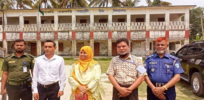 শাহরাস্তিতে শান্তিপূর্ণ পরিবেশে এসএসসি ও সমমান পরীক্ষা শুরু