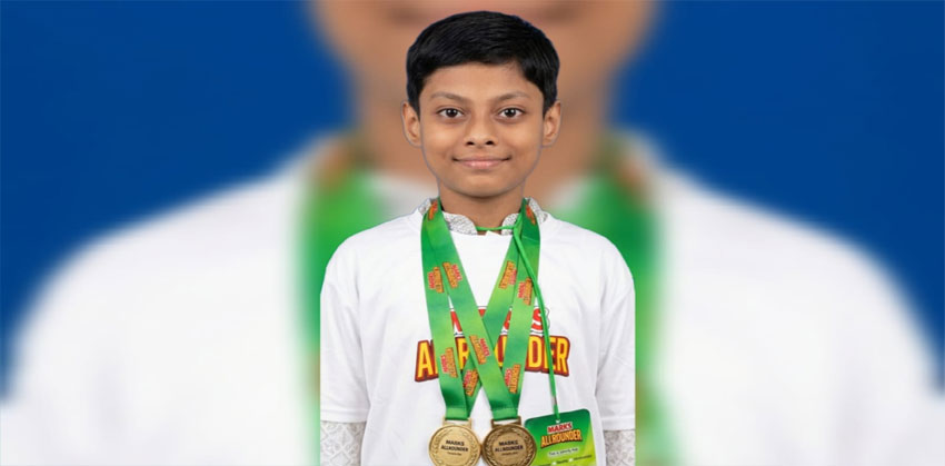 চাঁদপুরের প্রতিভাবান শিশু বিক্রম আদিত্য দাসের অনন্য অর্জন