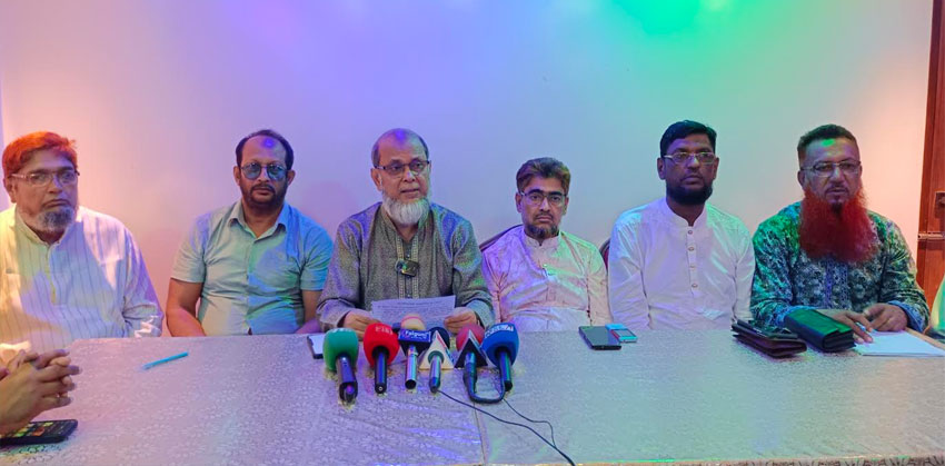 শিক্ষামন্ত্রী মিলনের বিরুদ্ধে অপপ্রচারের প্রতিবাদে কচুয়ায় সংবাদ সম্মেলন