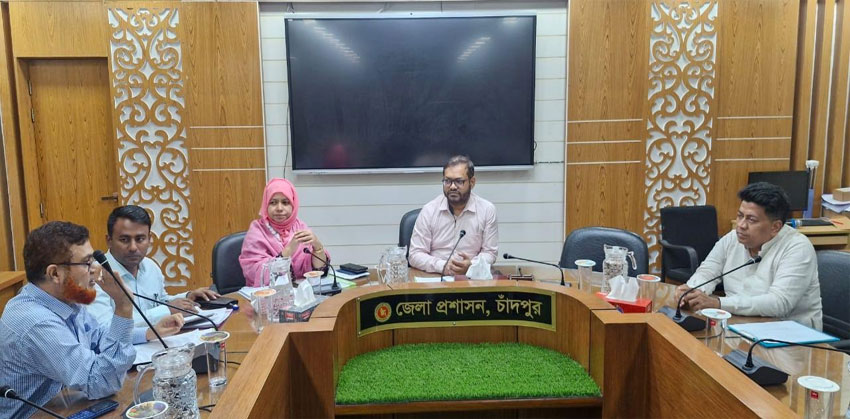 চাঁদপুরে প্রাথমিক বিদ্যালয় গোল্ডকাপ ফুটবল টুর্নামেন্ট পরিচালনা কমিটির সভা