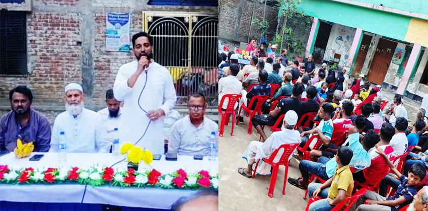 প্রধানমন্ত্রীর আগমন উপলক্ষে শাহমাহমুদপুরের ৭ ও ৮নং ওয়ার্ডে বিএনপির সভা