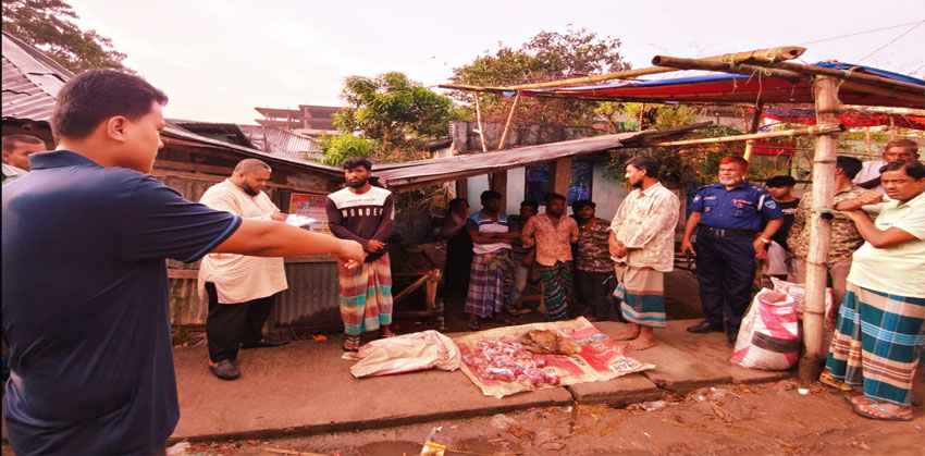শাহরাস্তিতে শিয়ালের মাংস বিক্রি চেষ্টা, দুই যুবকের অর্থদণ্ড