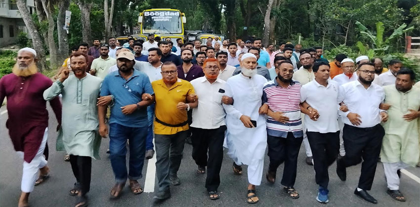 প্রধানমন্ত্রীর আগমন উপলক্ষে শাহমাহমুদপুরে বিএনপির প্রস্তুতি সভা ও স্বাগত মিছিল