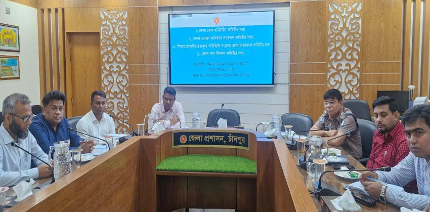 চাঁদপুর শহরে যানজট কমাতে তেল লরি শহরে প্রবেশে সময়সীমা, ঈদকে সামনে রেখে কড়া নজরদারি