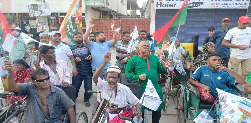 প্রধানমন্ত্রীকে স্বাগত জানিয়ে ইব্রাহিম কাজী জুয়েলের ব্যতিক্রমী আয়োজন