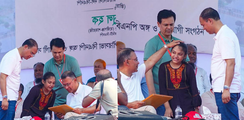 নিজ হাতে আঁকা খালেদা জিয়ার ছবি উপহার, প্রধানমন্ত্রীর স্নেহে সিক্ত শিশু সুবহা