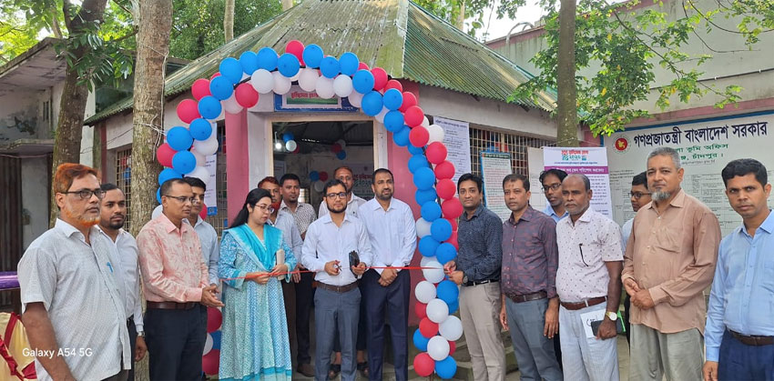 হাজীগঞ্জে তিন দিনব্যাপী ভূমিসেবা মেলার উদ্বোধন