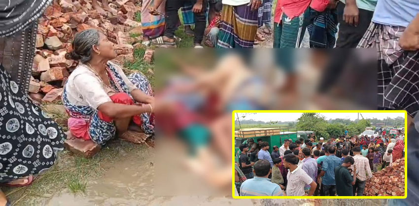 হাজীগঞ্জে নানির সঙ্গে রাস্তা পার হতে গিয়ে প্রাণ হারালো শিশু মিম