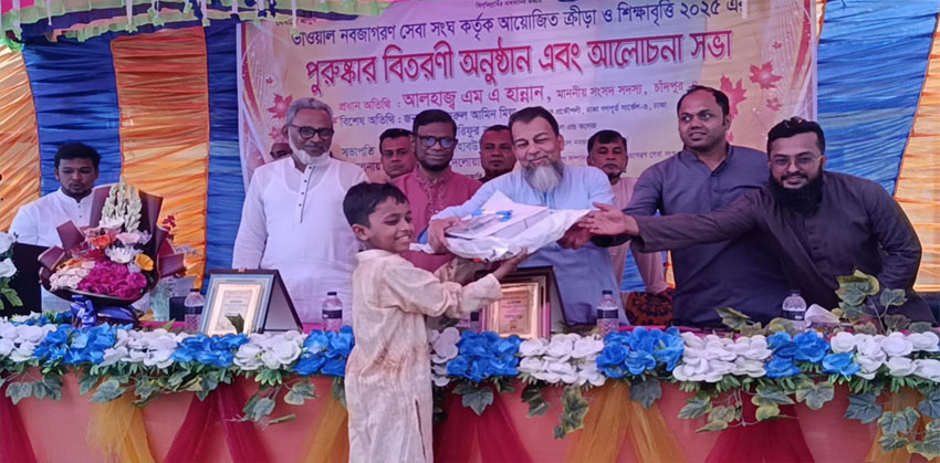 শিক্ষিত ও দক্ষ প্রজন্ম গড়ে তুলতে পড়াশোনার পাশাপাশি খেলাধুলার বিকল্প নেই: এম এ হান্নান এমপি