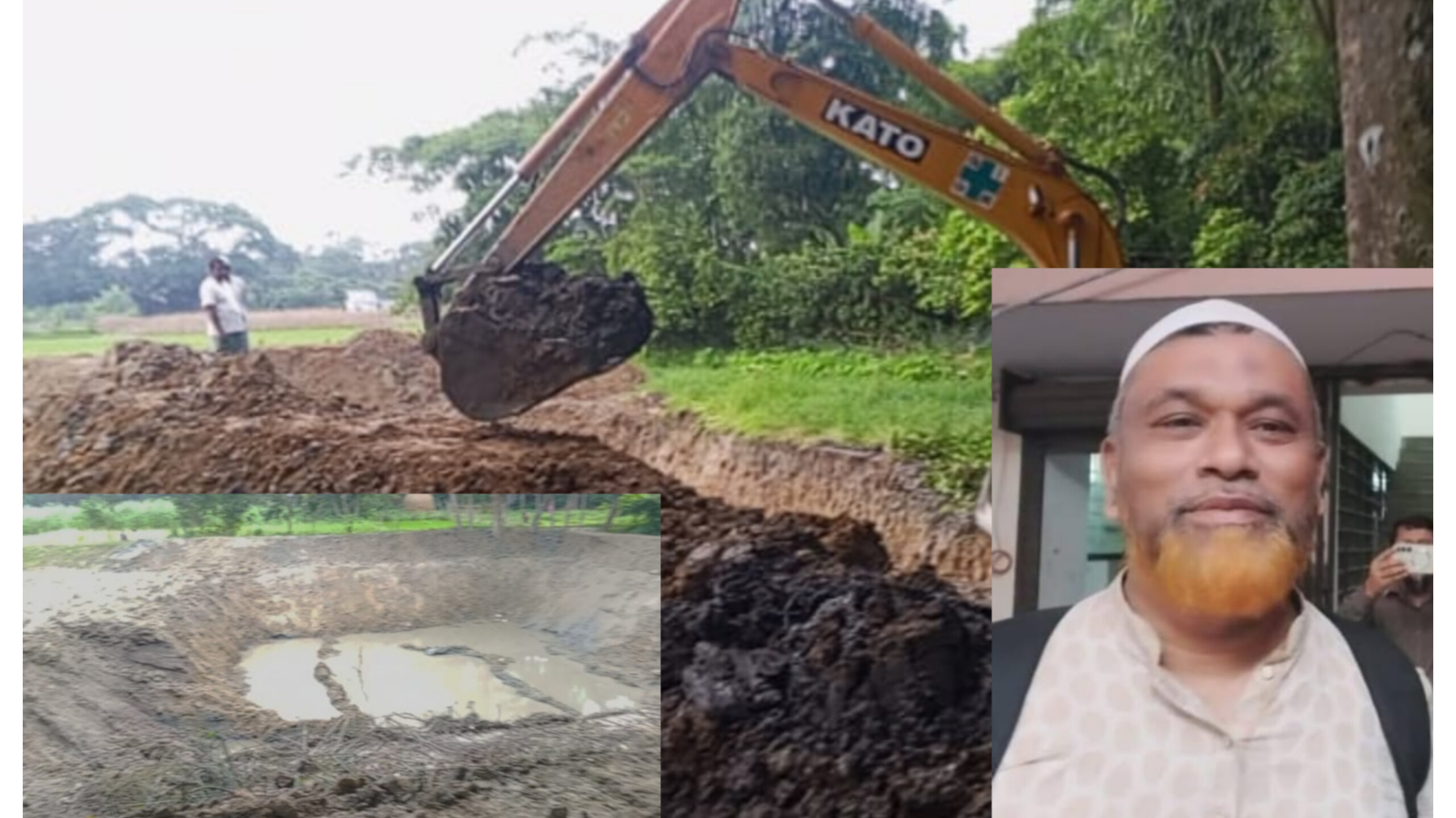 মতলব দক্ষিণে সরকারি নির্দেশ অমান্য করে কৃষি জমির মাটি বিক্রি করছেন জামায়াত নেতা