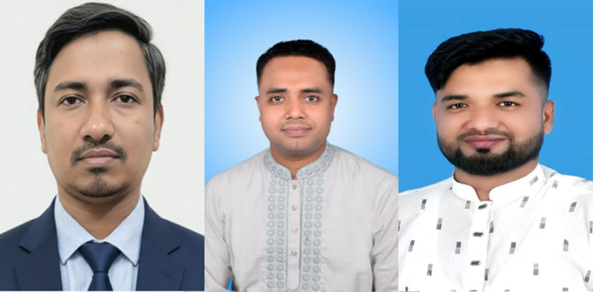 বড়কুল পূর্ব ইউনিয়ন যুবদলের সভাপতি ইউসুফ, সি. সহ সভাপতি ইকবাল ও সম্পাদক রিপন