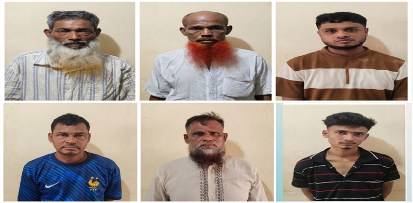 শাহরাস্তিতে পুলিশের বিশেষ অভিযানে তিন দিনে ৭ আসামিকে গ্রেফতার