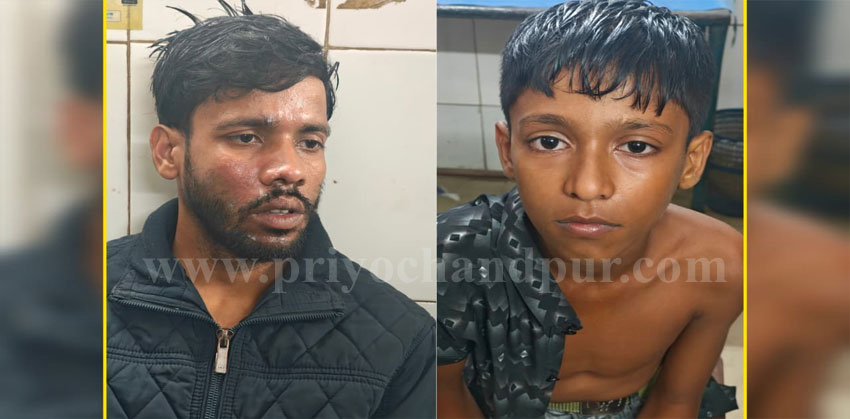 হাজীগঞ্জের হাটিলায় আগুনে পুড়লো ঘর; দগ্ধ বাবা-ছেলে