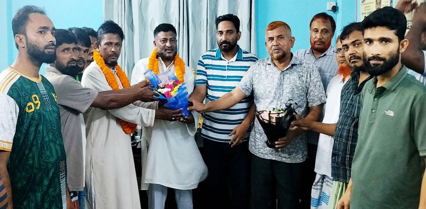 মহামায়া হানাফিয়া উবি’র সভাপতি ও অভিভাবক প্রতিনিধিকে শুভেচ্ছা
