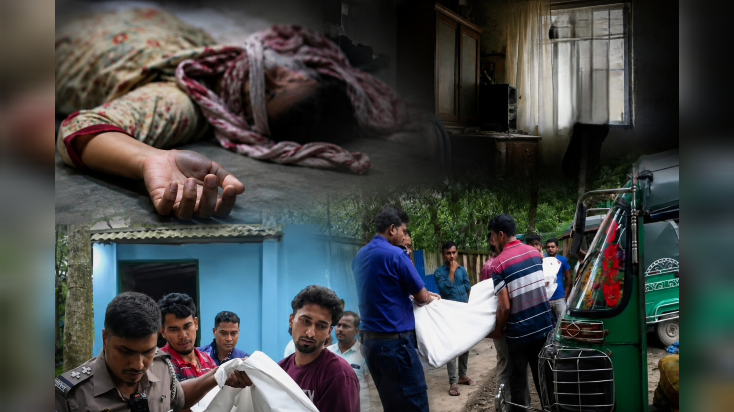 শাহরাস্তিতে গভীর রাতে ডাকাতি কান্ডে গৃহবধূ খুন, দেবরের বউ আহত! 
