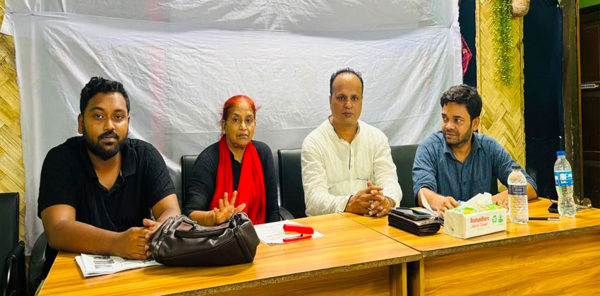 সপ্তরূপা নৃত্য শিক্ষালয়ের সভাপতি কাদের পলাশ, সম্পাদক অনিমা সেন