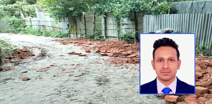 কচুয়ায় রাস্তা সংস্কার করে প্রশংসায় ভাসছেন শিক্ষানুরাগী শাখাওয়াত হোসেন শাক্কু