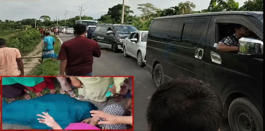 মতলবে প্রবাসী ছেলের ঔষধ দিতে গিয়ে সড়কে প্রাণ গেল খাদিজা বেগমের
