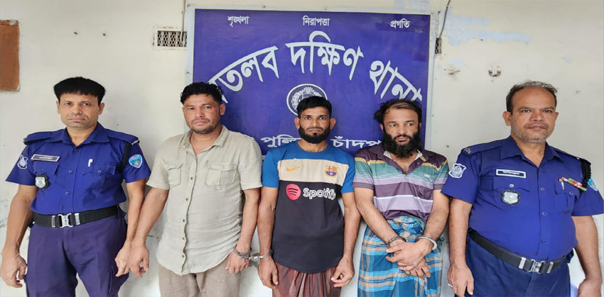 মতলব দক্ষিণে ৭ মামলার আসামী আওলাদ খাঁনসহ গ্রেফতার ৩