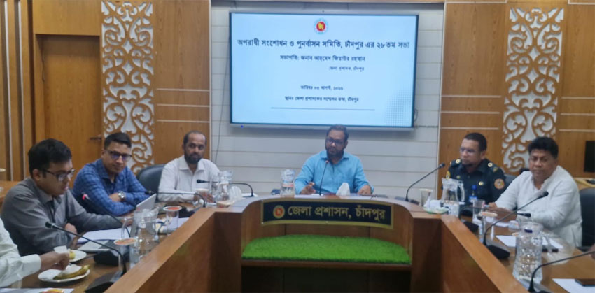 জেলা কারাগারে কয়েদিদের প্রশিক্ষনের ব্যবস্থা নেওয়া হবে : ডিসি আহমেদ জিয়াউর রহমান