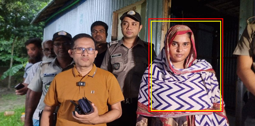 চাঁদপুরে মাটির নিচে ড্রামে লুকানো ১১ কেজি গাঁজা উদ্ধার, তাছলিমা গ্রেফতার