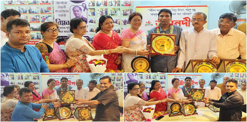 চাঁদপুরে মানব উন্নয়ন সংস্থা জীবনদীপের আলোচনা সভা ও গুণীজন সংবর্ধনা