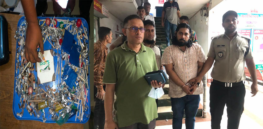 কচুয়া সিটি হসপিটালে অভিযান: ৪ পিস ইয়াবাসহ চিকিৎসক গ্রেপ্তার