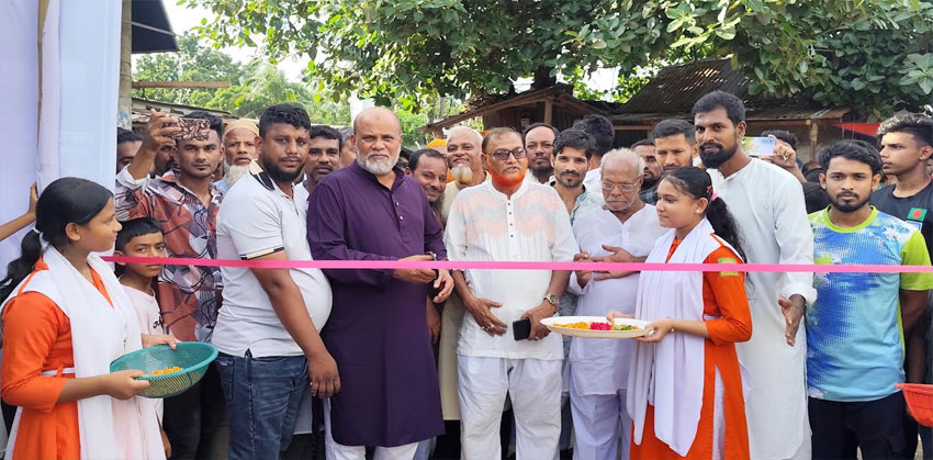 খেলাধুলার মাধ্যমে পারস্পরিক সম্প্রীতি ও সৌহার্দ্য বৃদ্ধি পায় : মোশাররফ হোসাইন