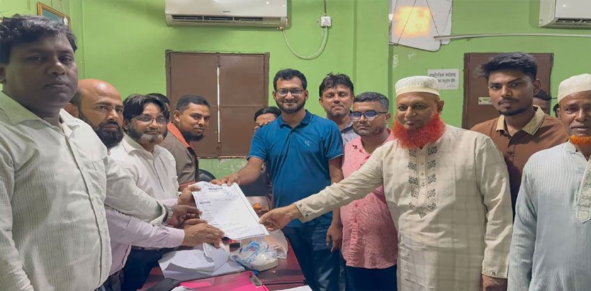 কোষাধ্যক্ষ পদে সিফাতের মনোনয়নপত্র সংগ্রহ