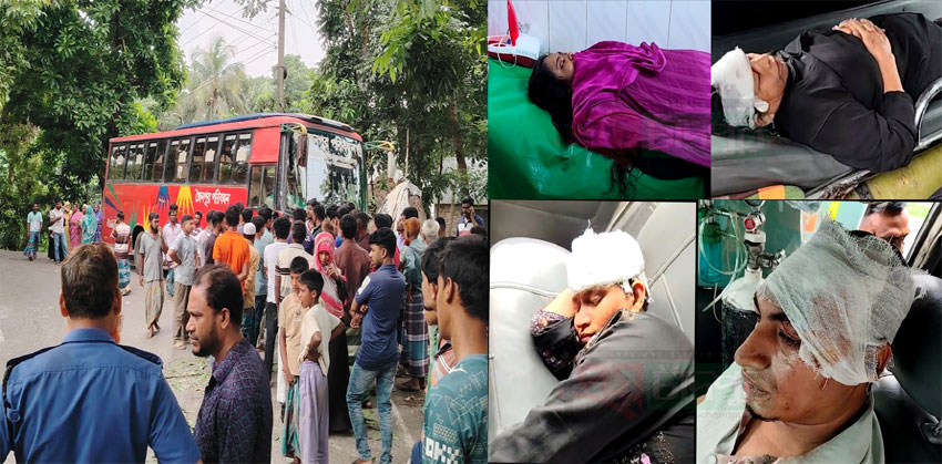 মতলবে মৃত স্বজনকে দেখতে গিয়ে বাস চাপায় গৃহবধূর মৃত্যু, গুরুতর আহত-৩