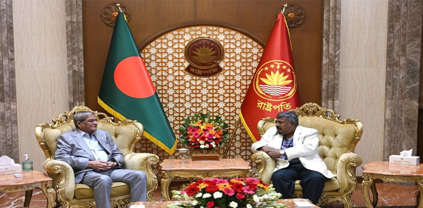 রাষ্ট্রপতির সঙ্গে আতাউর রহমান ঢালীর সৌজন্য সাক্ষাৎ