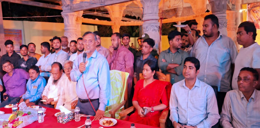 ধর্ম ভিন্ন হলেও সব নাগরিকের অধিকার সমান: প্রকৌশলী মমিনুল হক এমপি